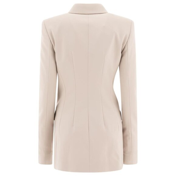 Max Mara Sportmax Double-Breasted Blazer With Spear Lapels tag size S Women - Picture 2 of 4